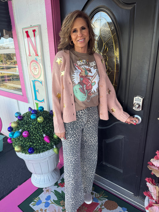 Blush Star Power Cardigan