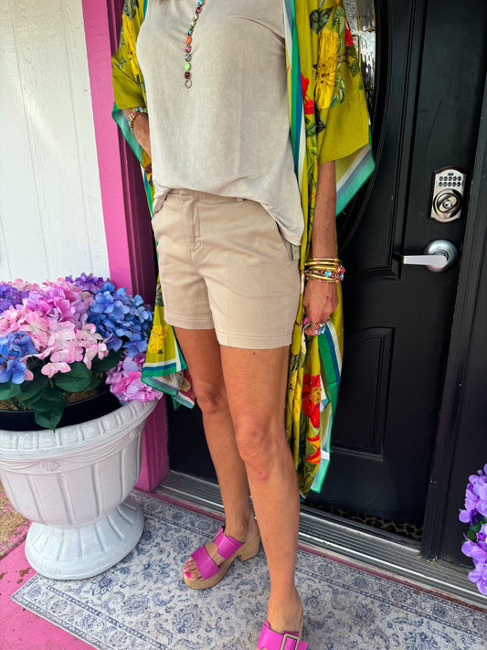 Kelsey Biscuit Tan Shorts