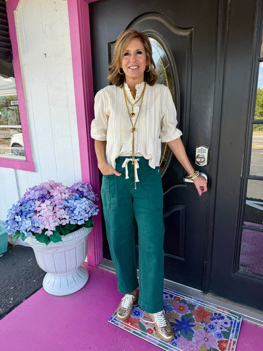 Green Barrel Cargo Cuff Jean