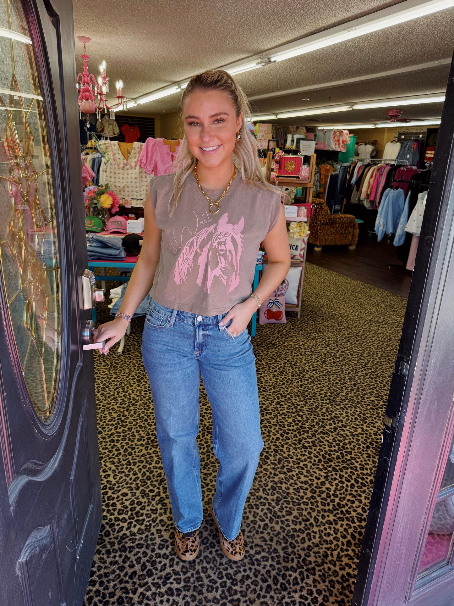 Blush Out West Graphic Tee