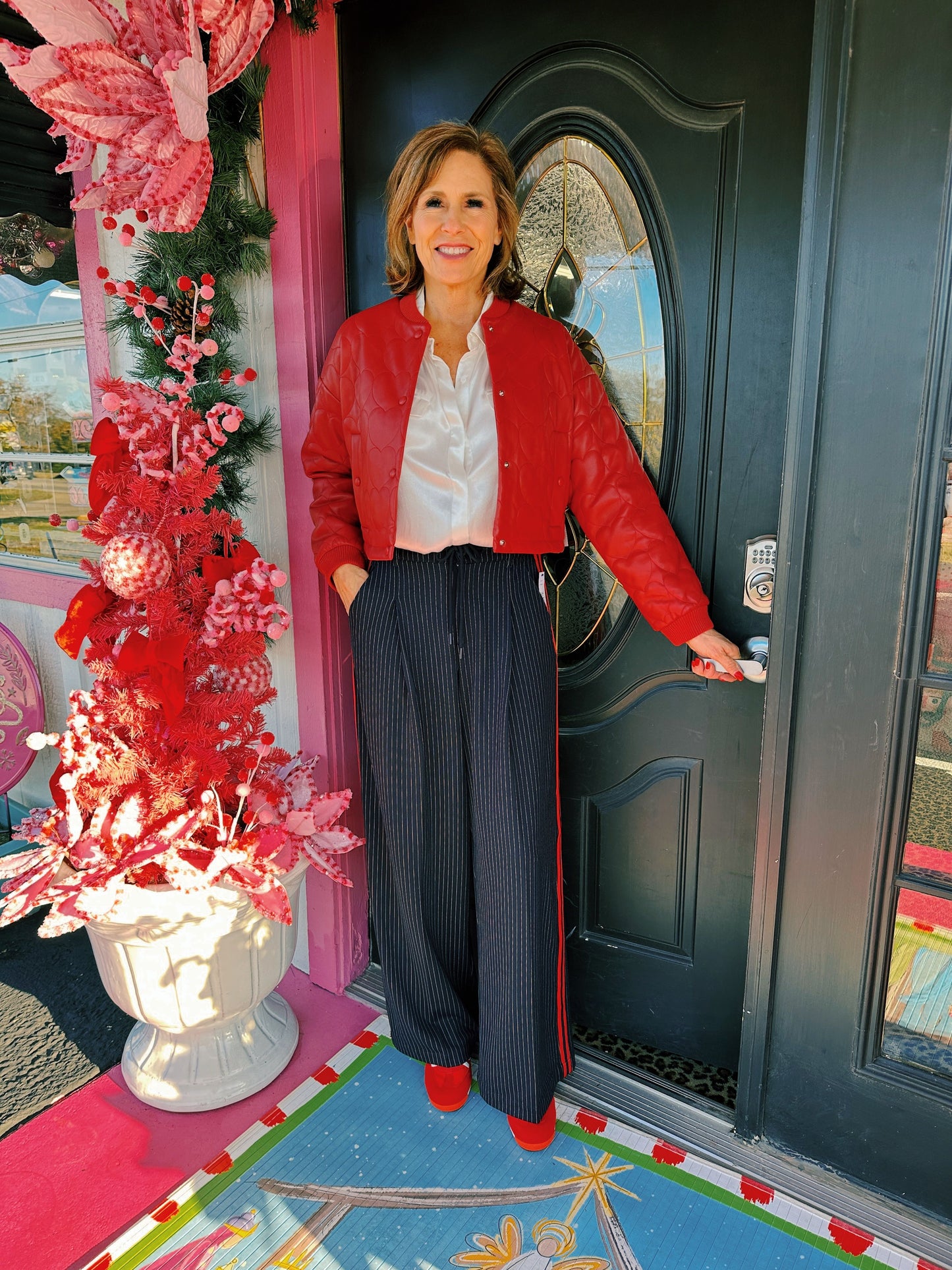 Adrianna LS Dress Blouse