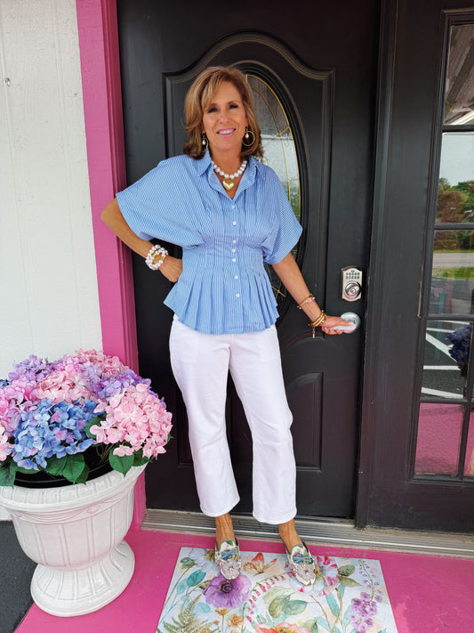 Lasso White Wide Leg Jean