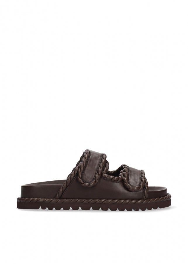 Marron Dark Brown Slides