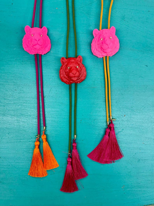 Tiger Bolo With Tassels