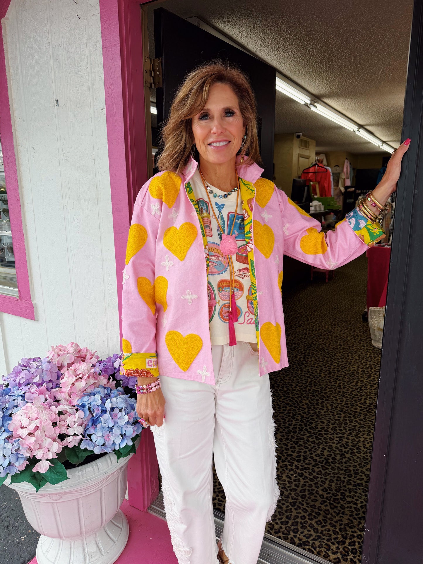 Heart & cross jacket  One size