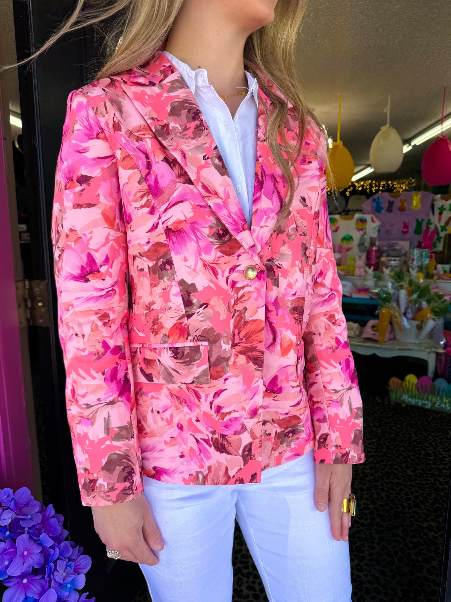 Pink Punch Rose Blazer