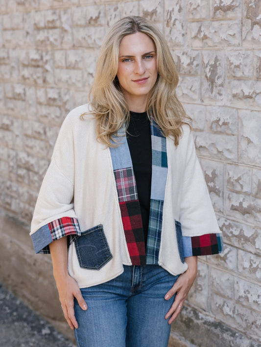 Alpine Love Knit Flannel Cardigan