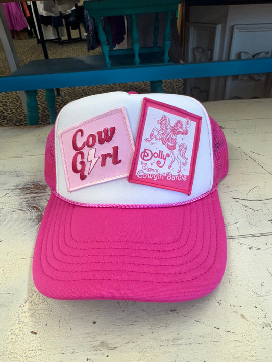 Dolly Cowgirl Barbie Trucker Cap