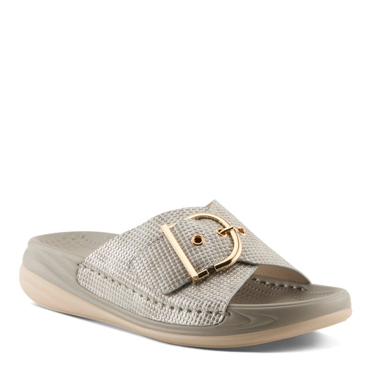 Flexus Grey Metallic Slip On