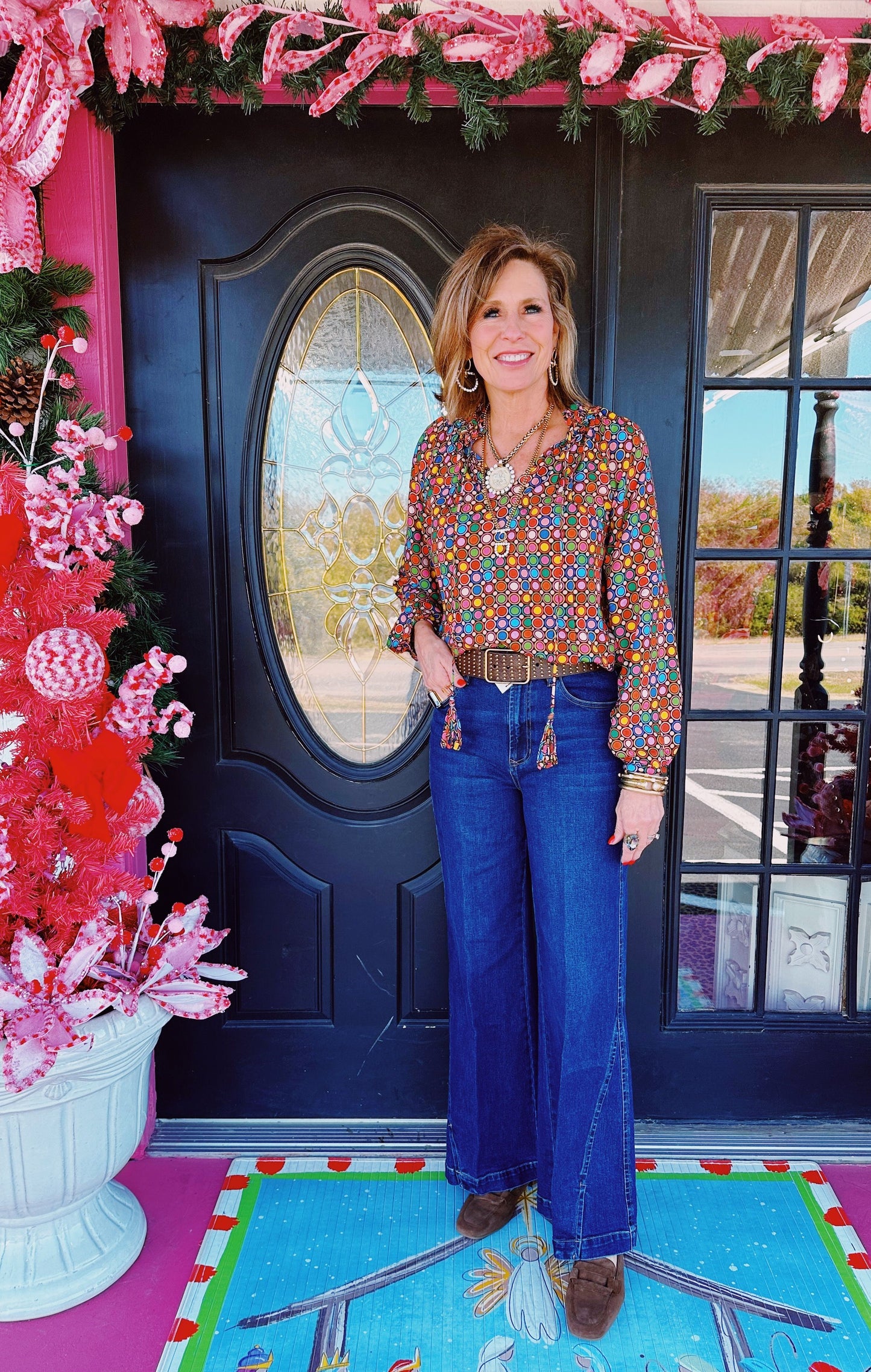 Fiona Belvue Denim Flare Jean