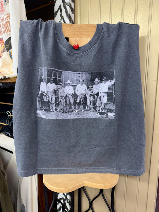 Gray Cowboy Gather Tank