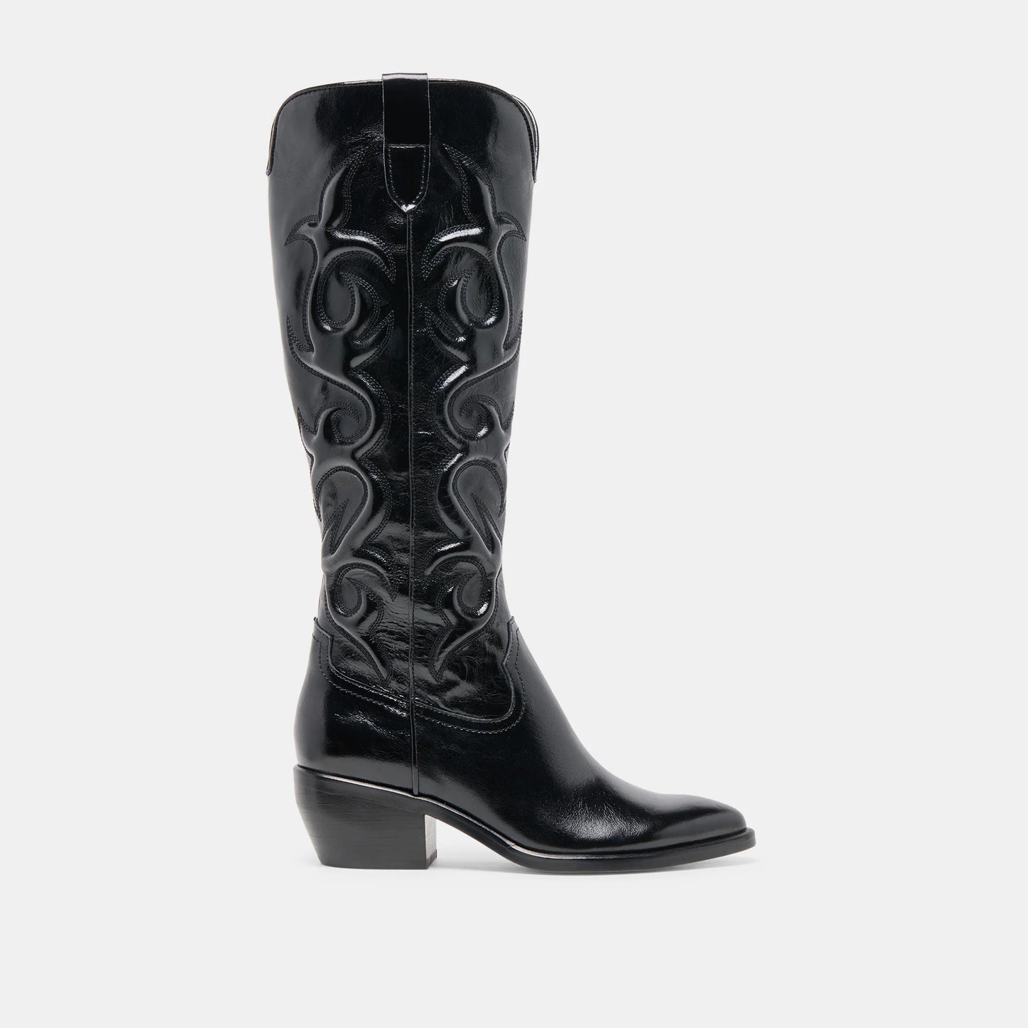 Mirla Tall Black Leather Boots