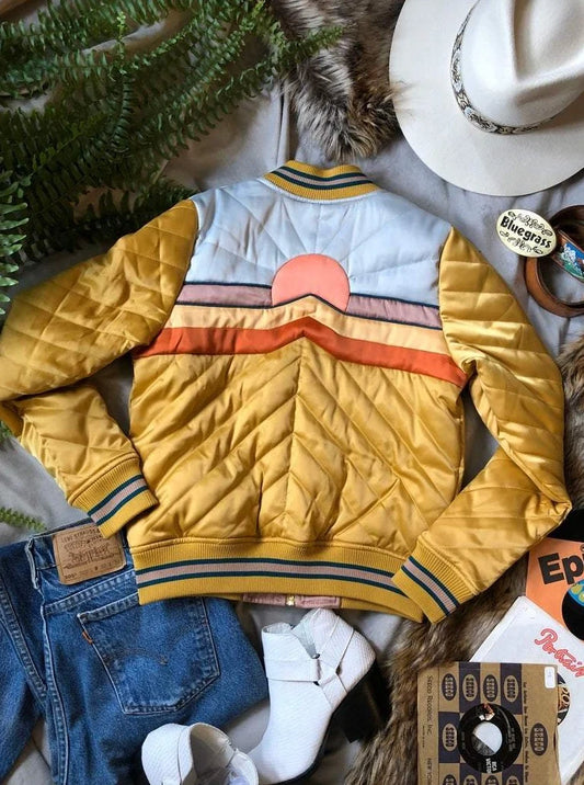Mustard Western Bomber Jacket