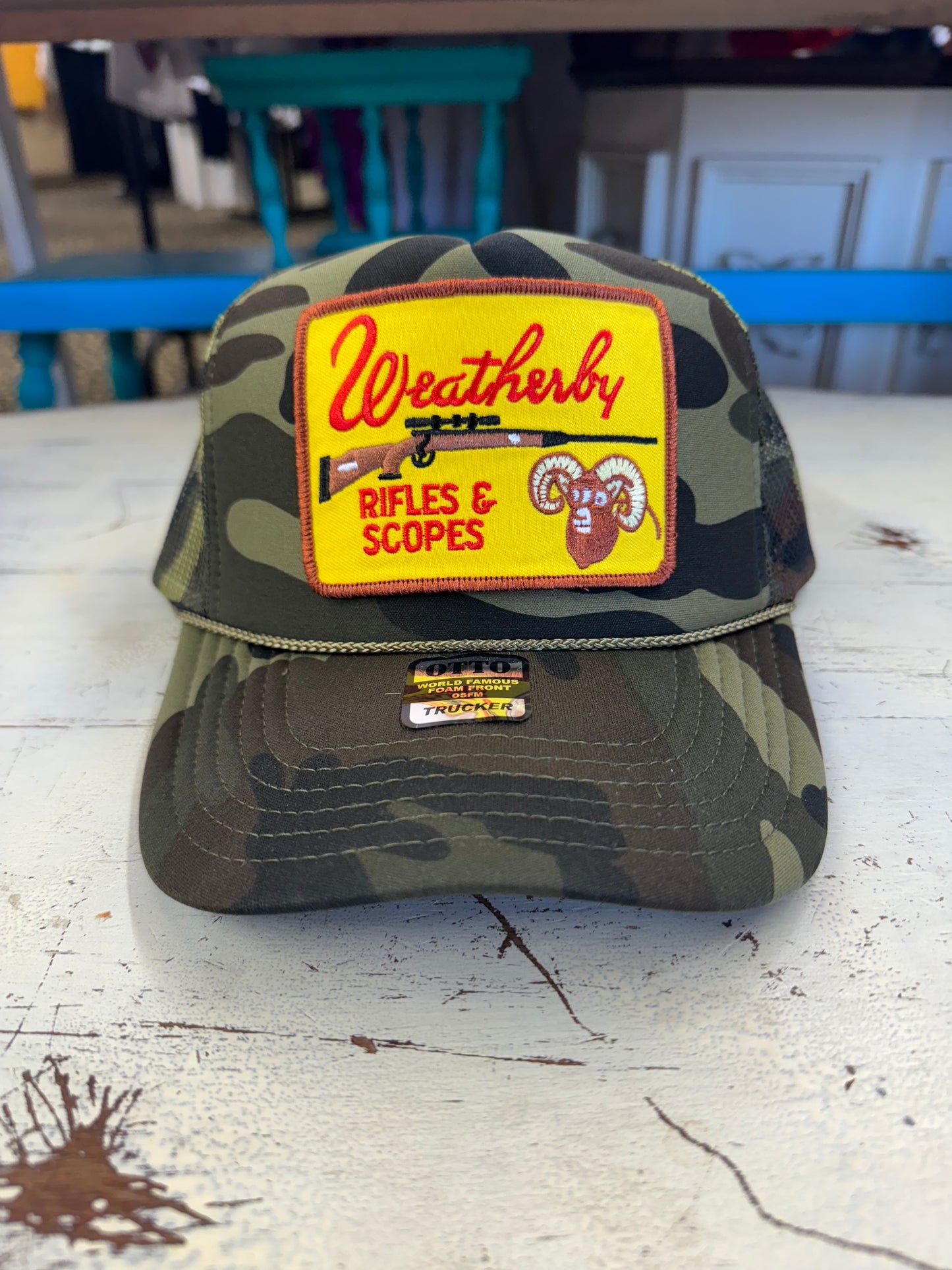 Weatherby Rifles & Scopes Trucker Cap