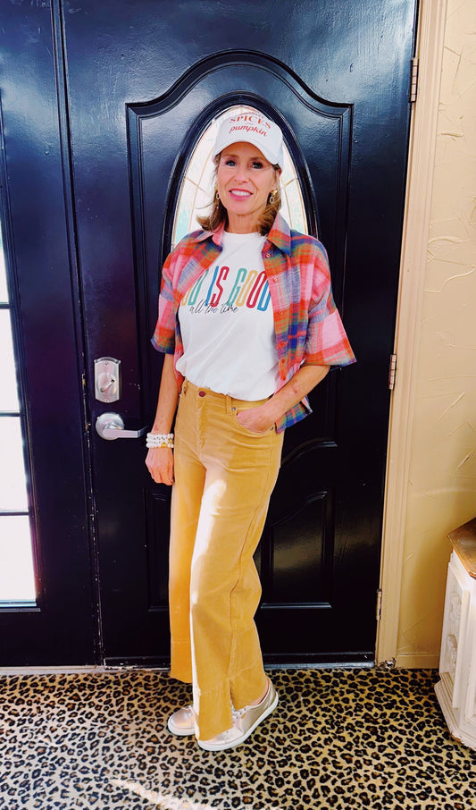 Camel Stretch Baby Cord Pants