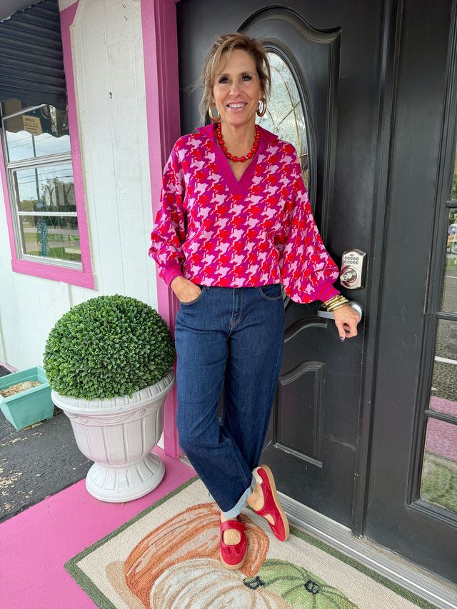 Lolli Houndstooth Sweater