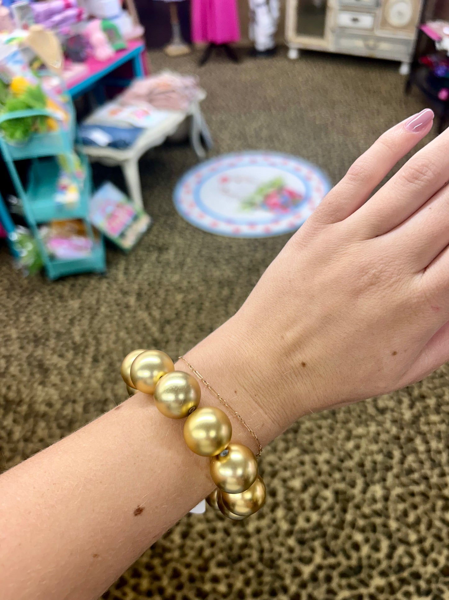 Gold Vintage Beads Bracelet