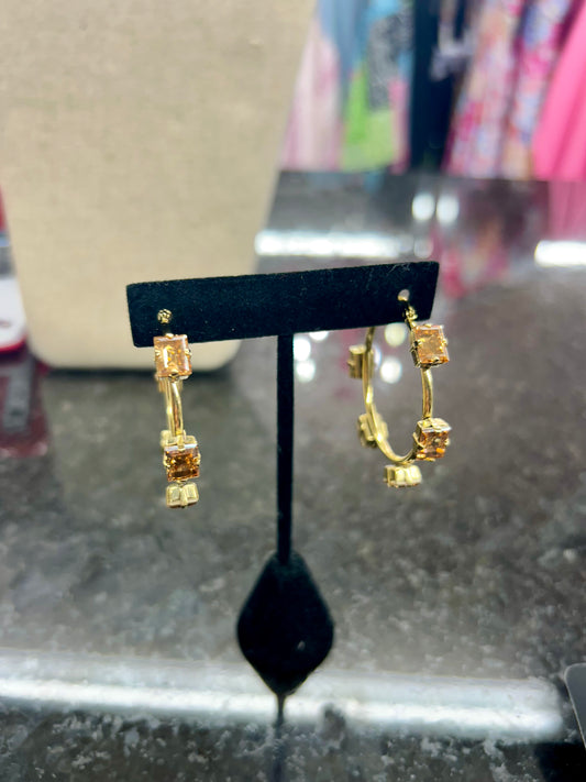 Talia Stone Hoops