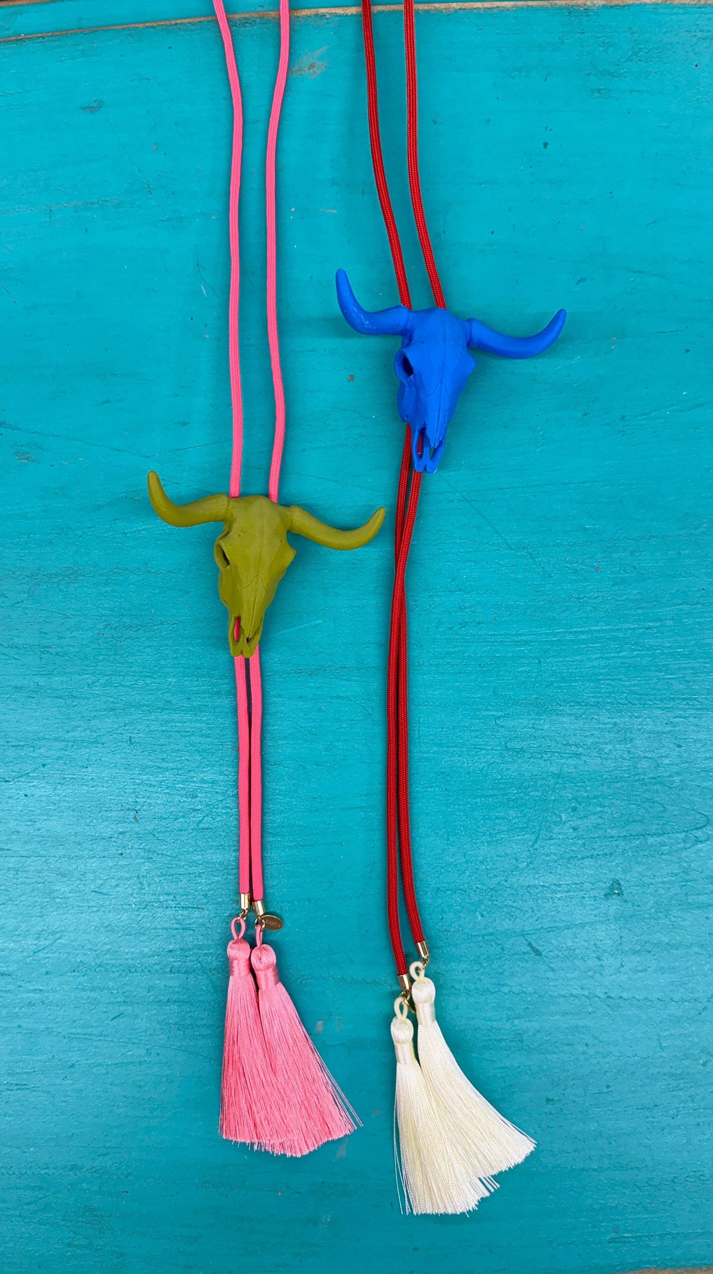 Skull Bolo With Tassels