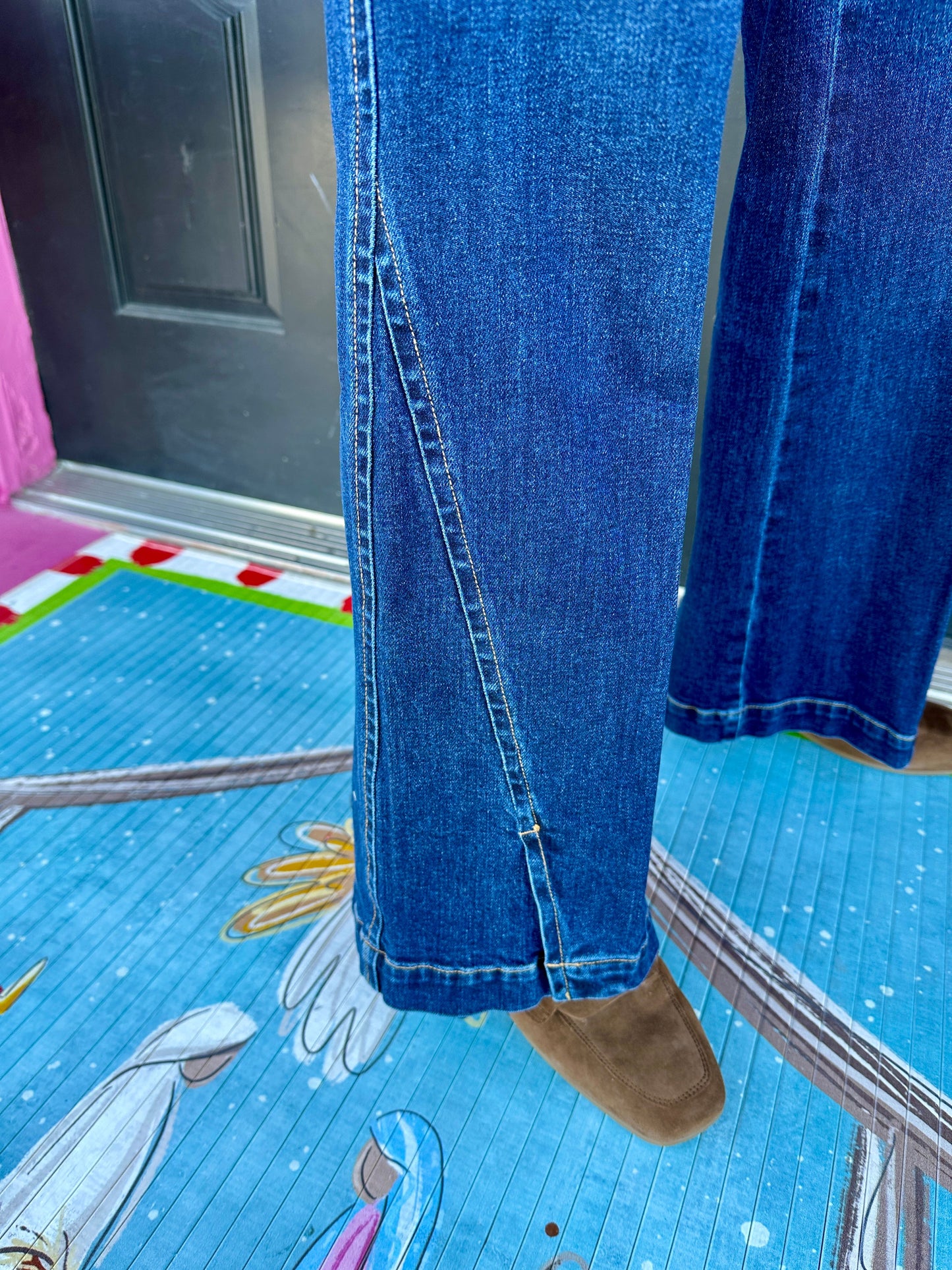 Fiona Belvue Denim Flare Jean