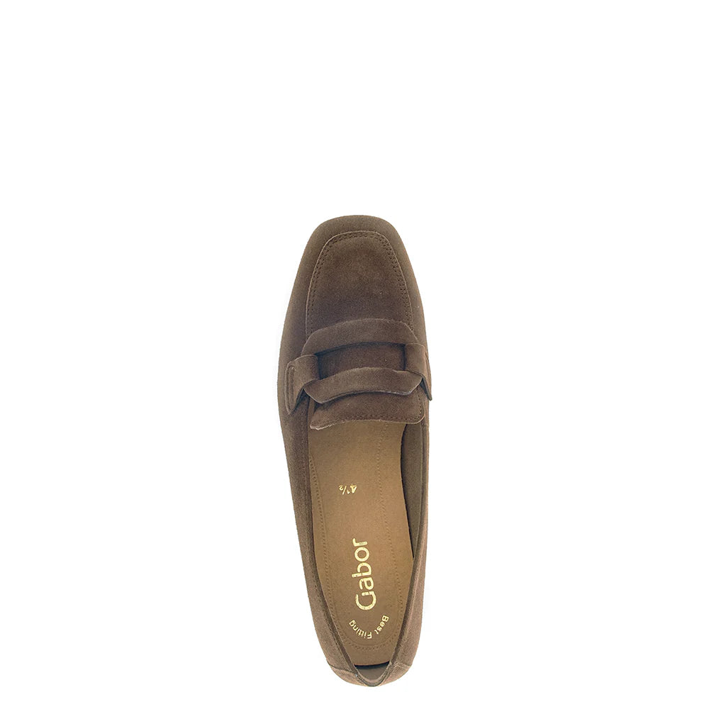 Brown Suede Loafer