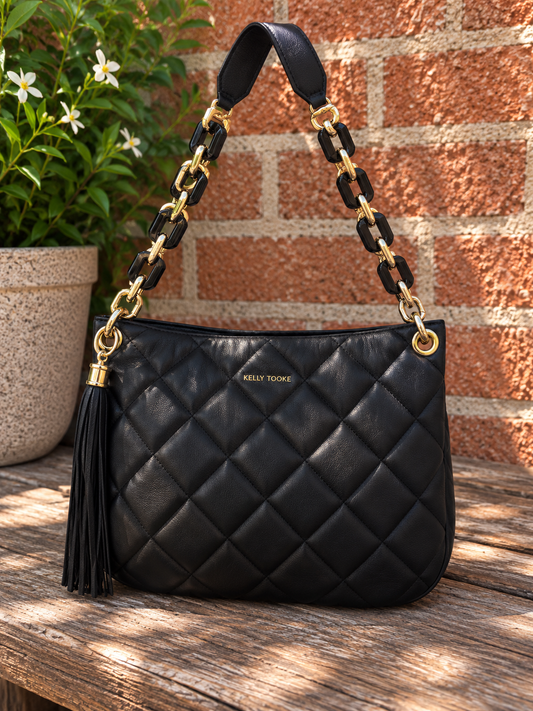 Harley Quilted Black