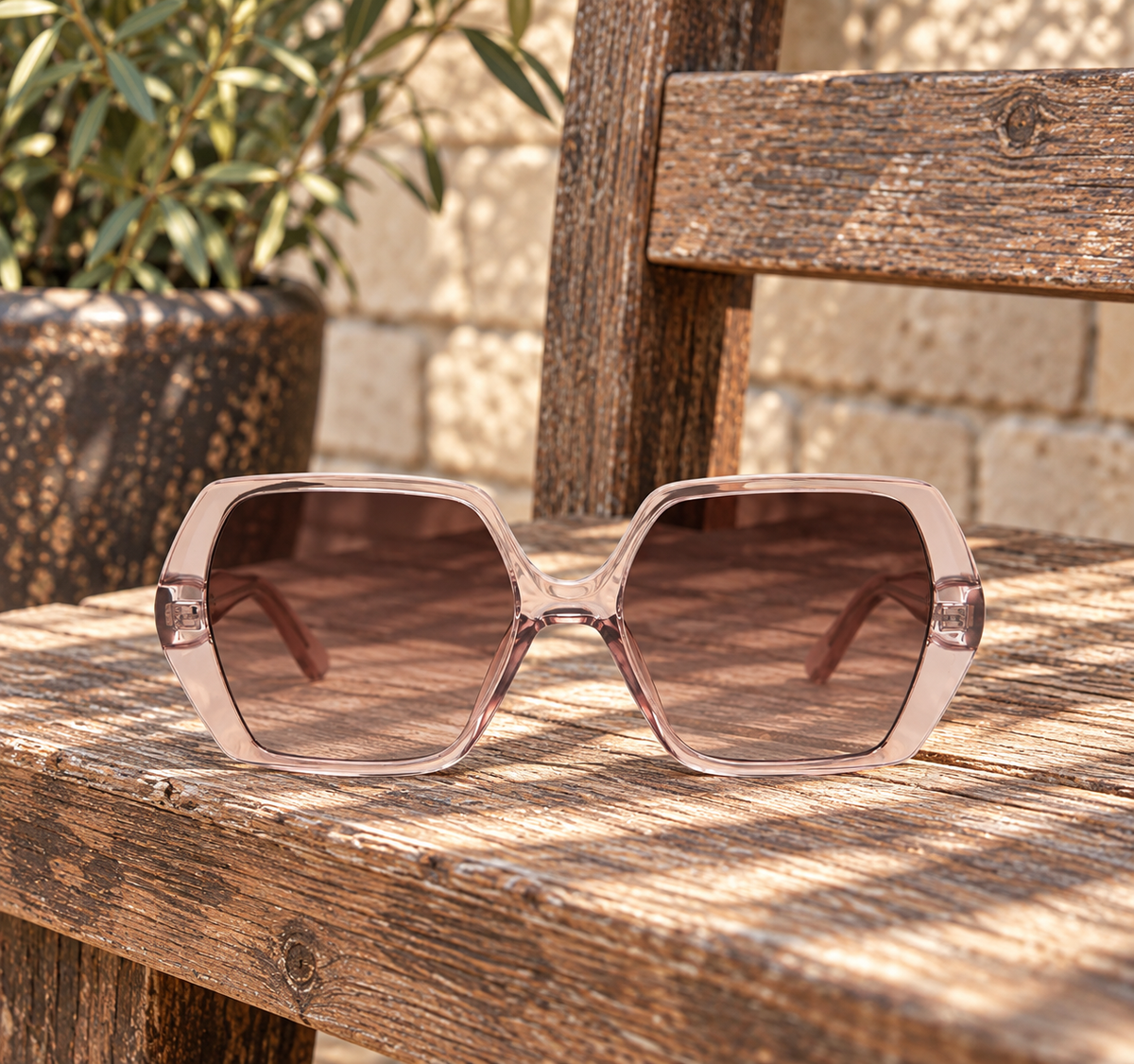 Fleur Trans Taupe/Brown Fade
