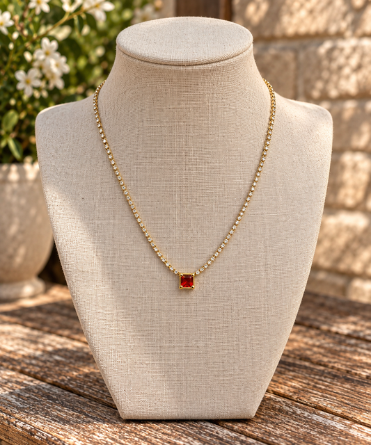 Rhys Square Necklace