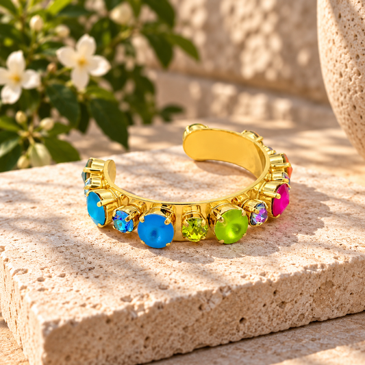 Jean Full Stone Cuff