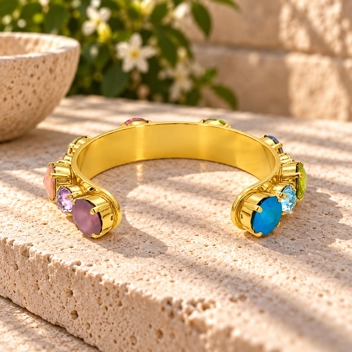 Jean Full Stone Cuff