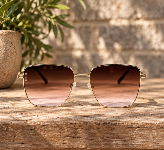 Gold Rita Sunglasses