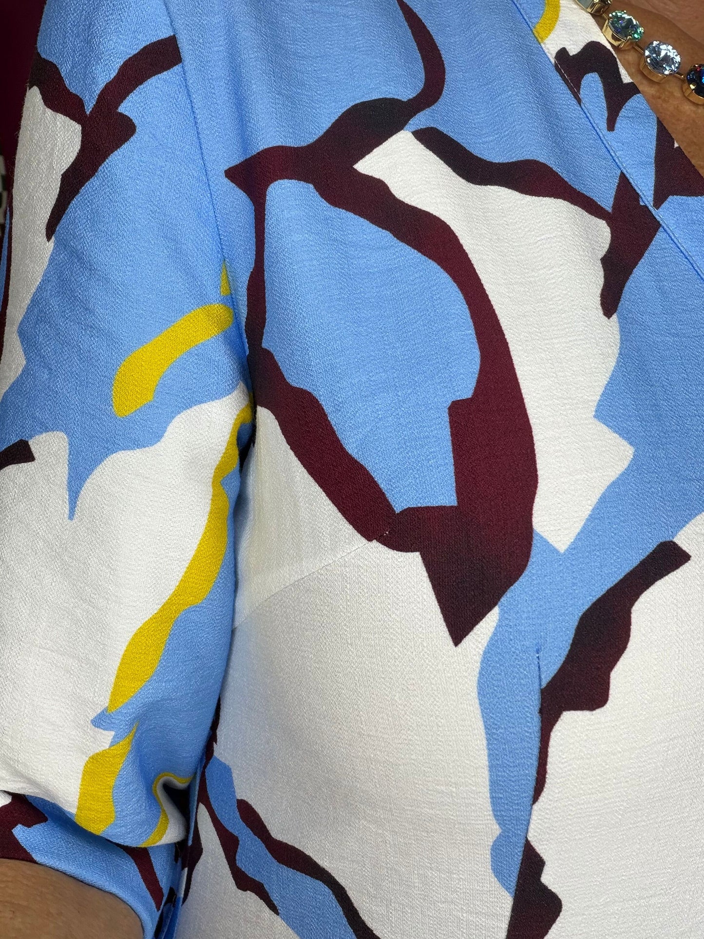 Sky Blue Angle  Midi Dress