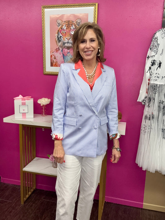 Bristol Grapemist Stripe Blazer