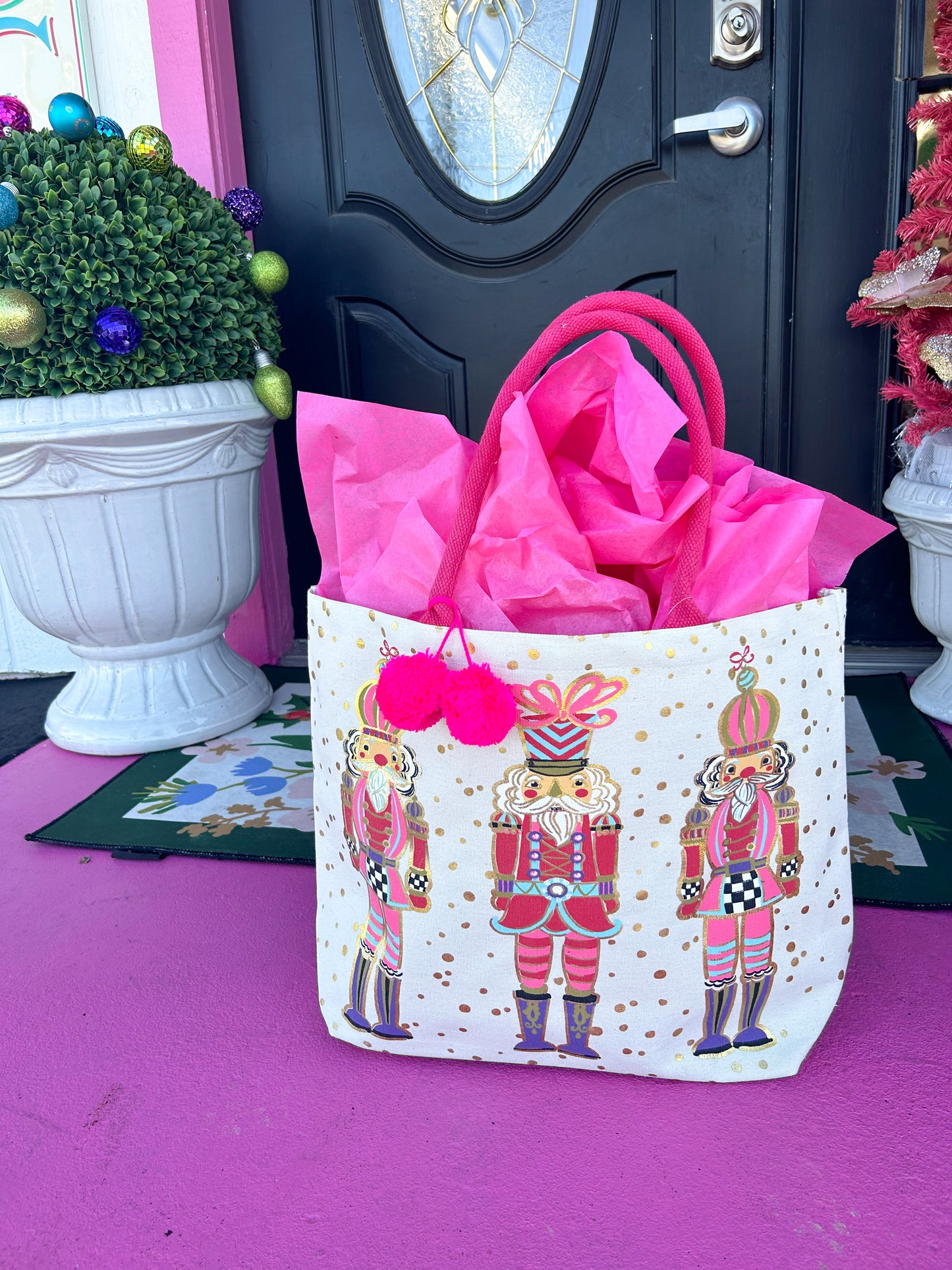 Nutcracker Gold Foil Tote Bag