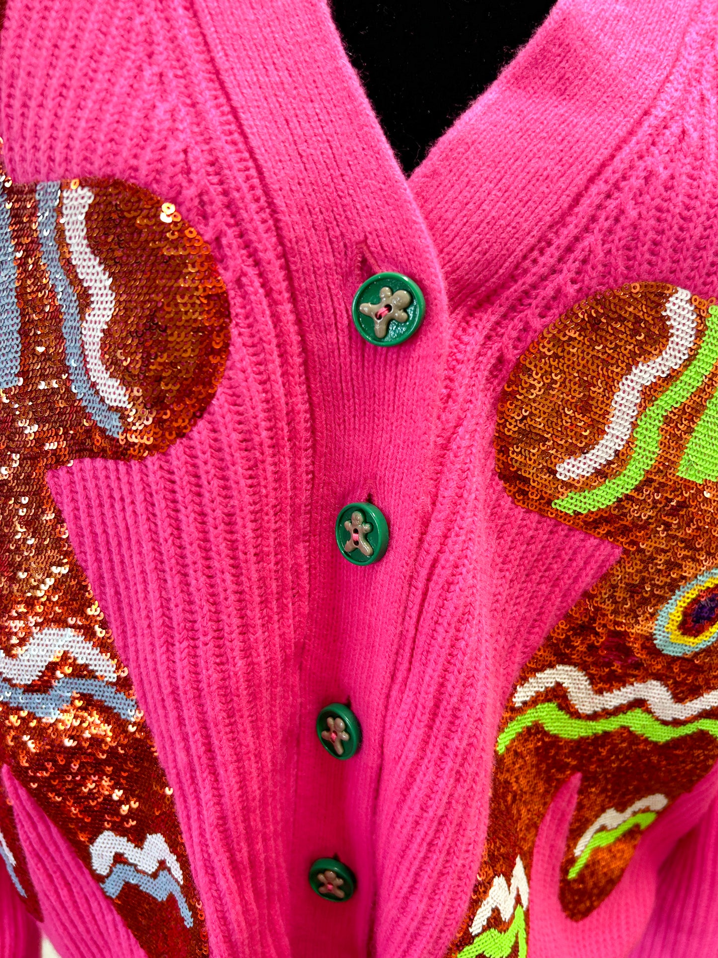 Pink Gingerbread Cardigan