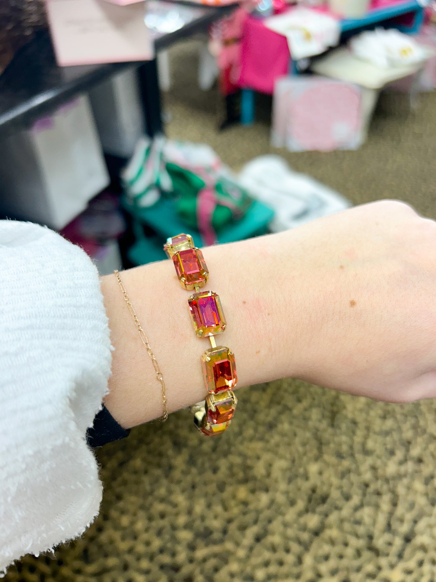 Monique Rose Brandy Bracelet