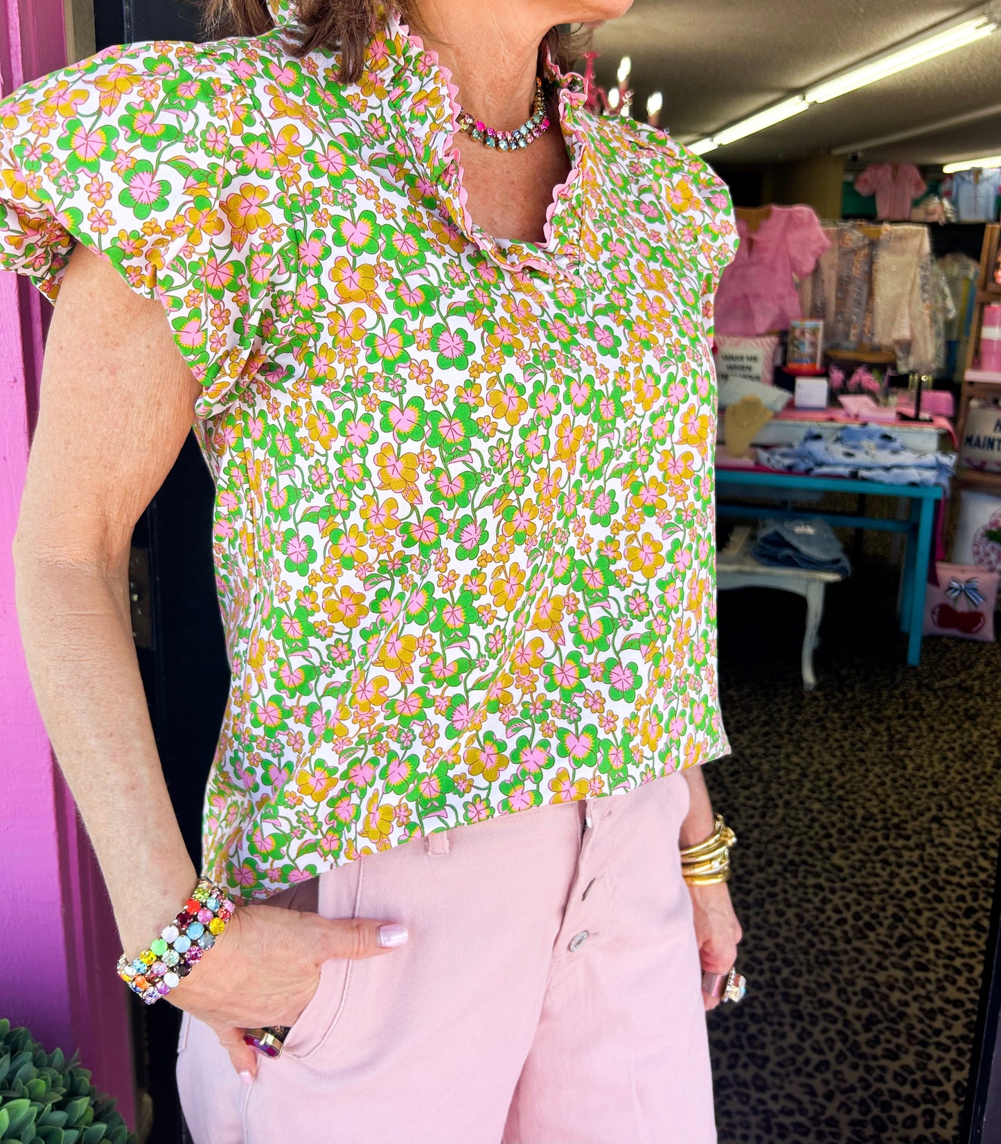 Pink Clover Popover