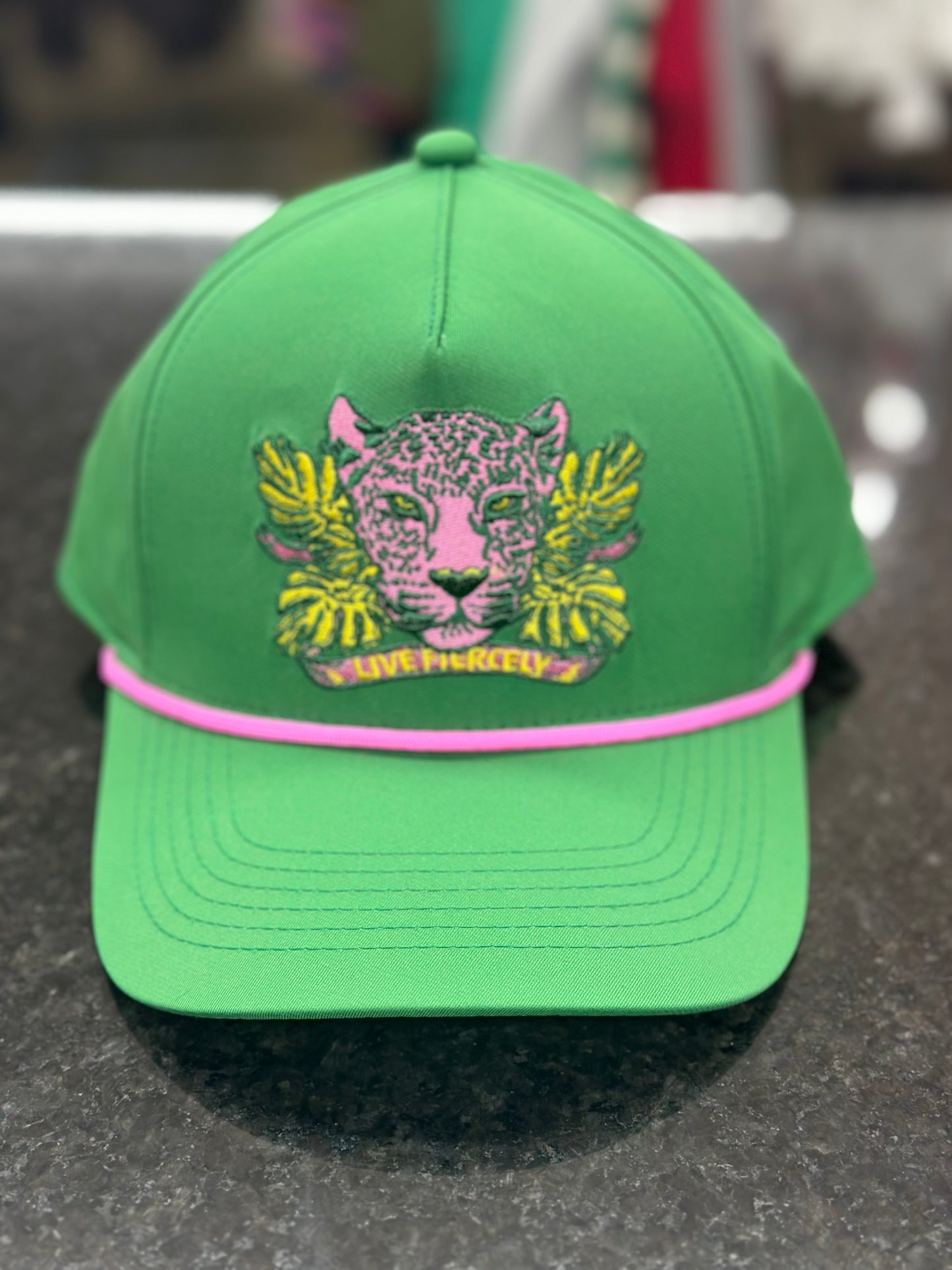 Green Live Fiercely Cap