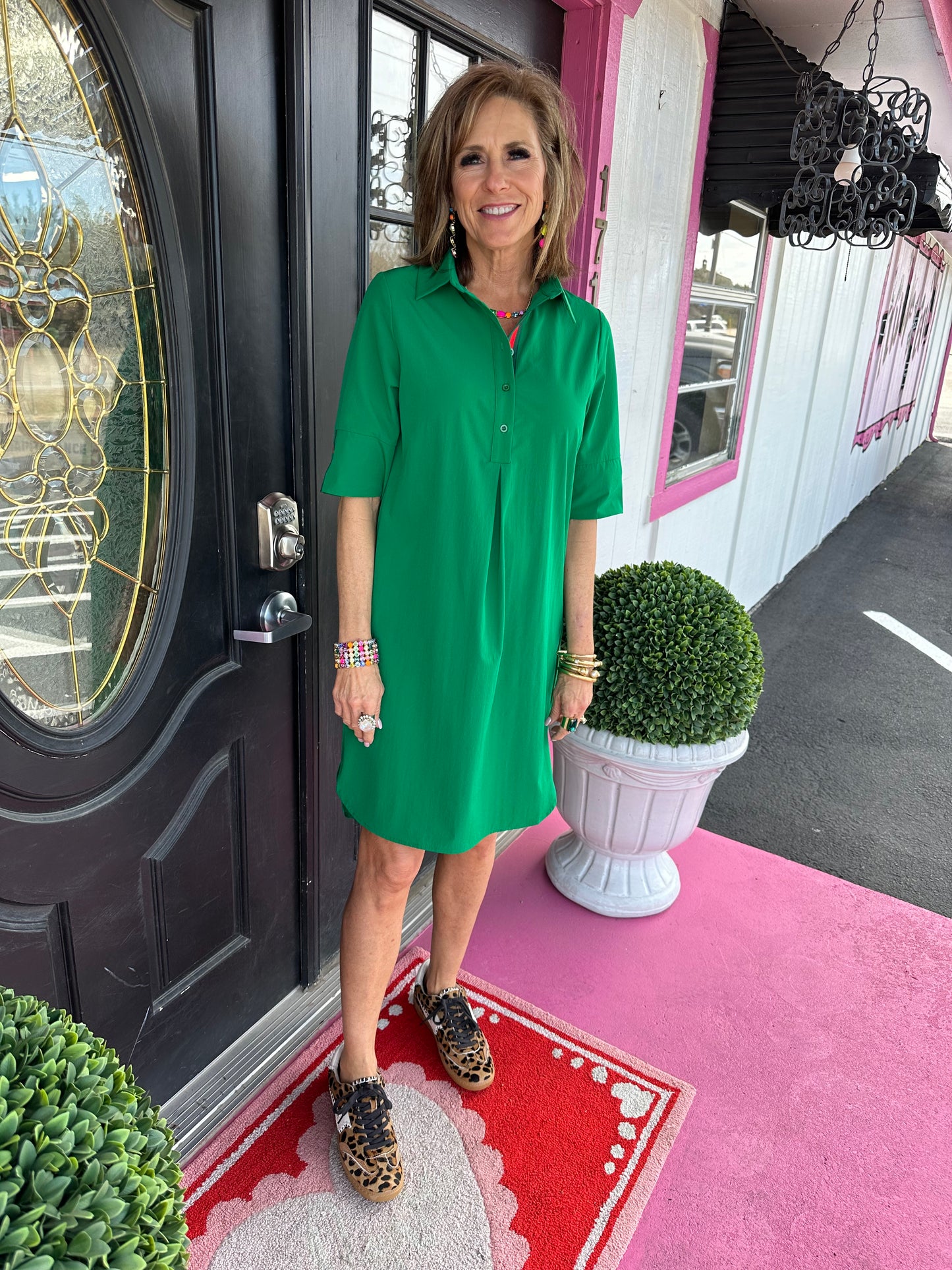 Emerald Wendi Woven Tunic Dress