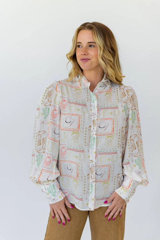 Pony Patch Blouse