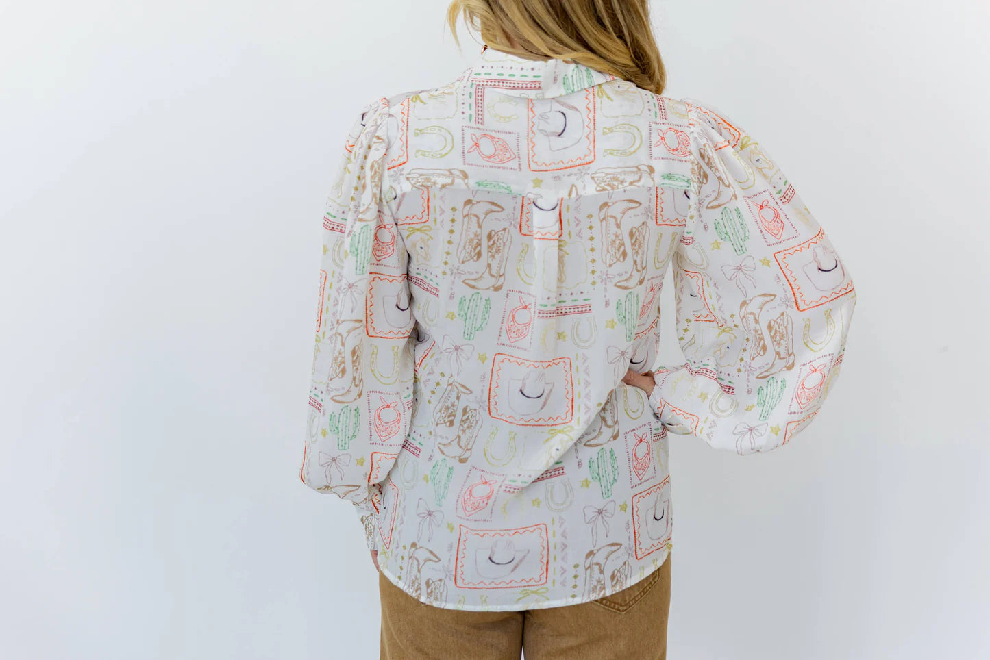 Pony Patch Blouse