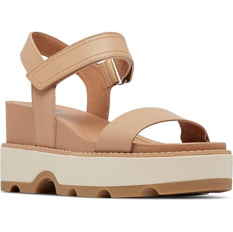 Joanie Beige Strap Wedge