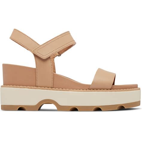 Joanie Beige Strap Wedge
