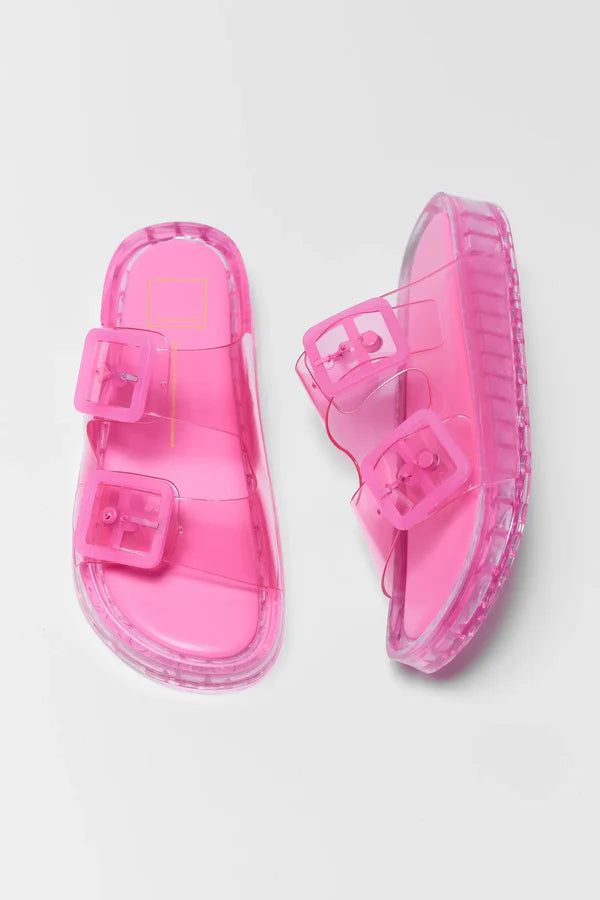 Julio Pink Vinyl Sandal