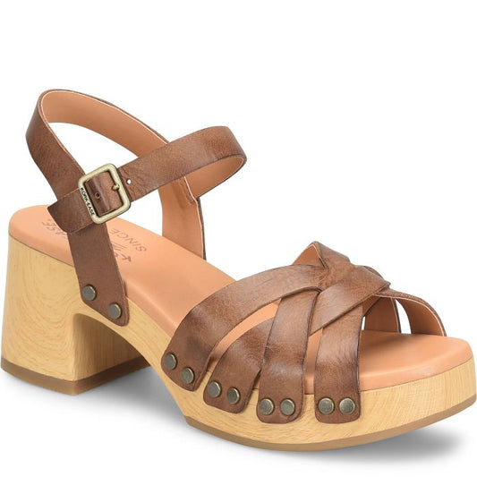 Brown Ester Platform Sandal
