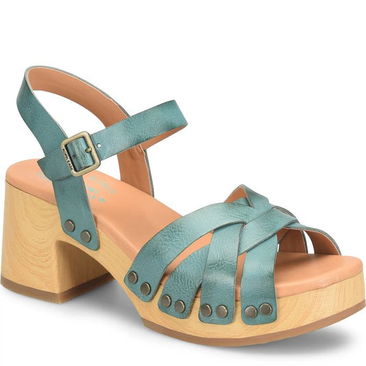 Teal Ester Platform Sandal