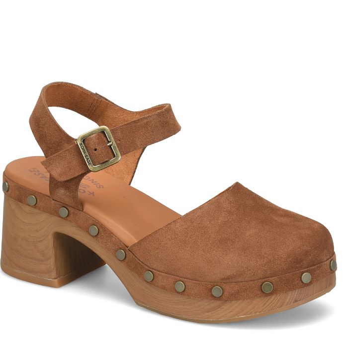 Brown Suede Tribeca Clog
