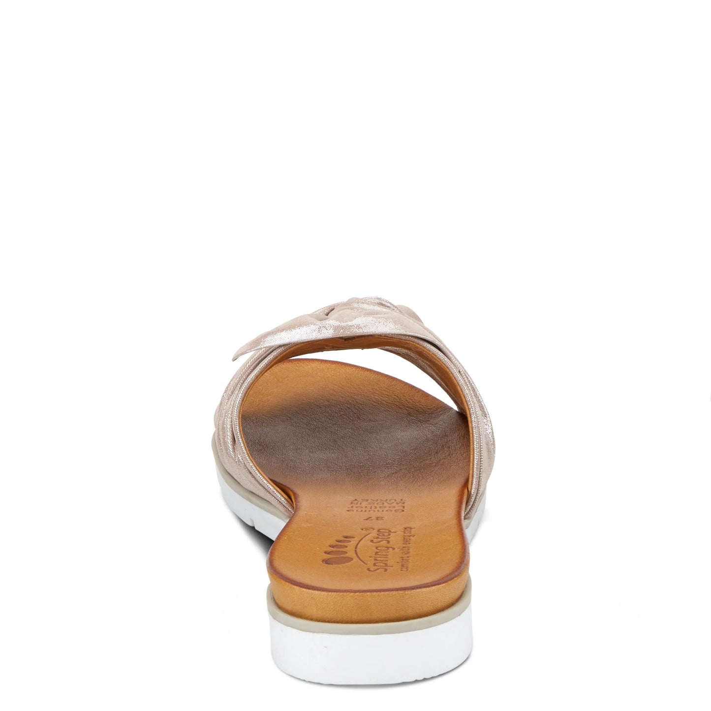 Lavona Silver Leather Slip On