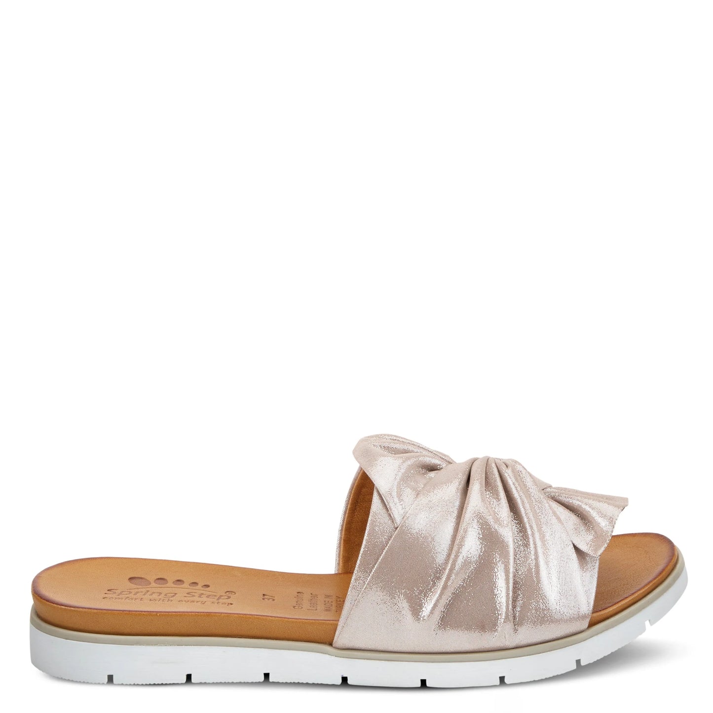 Lavona Silver Leather Slip On