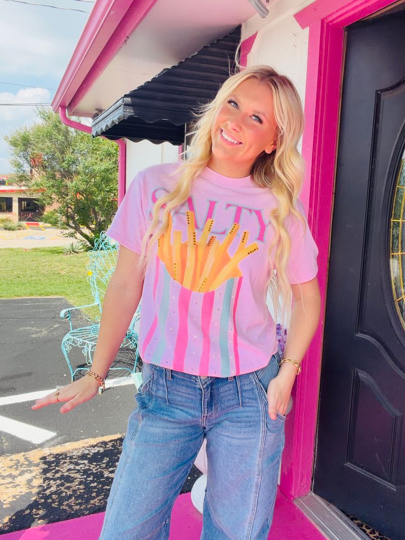 Pink Salty Fries T-Shirt